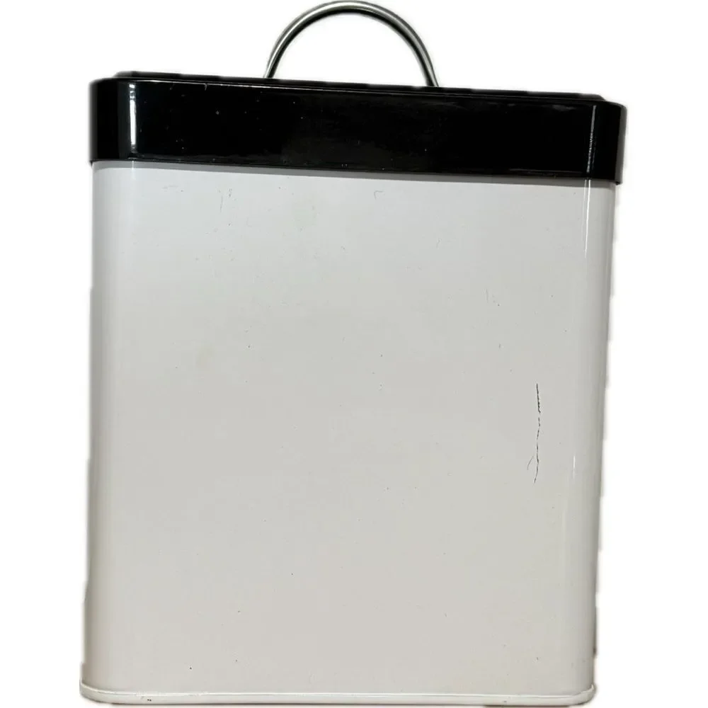 Black and White Storage‎ Tin